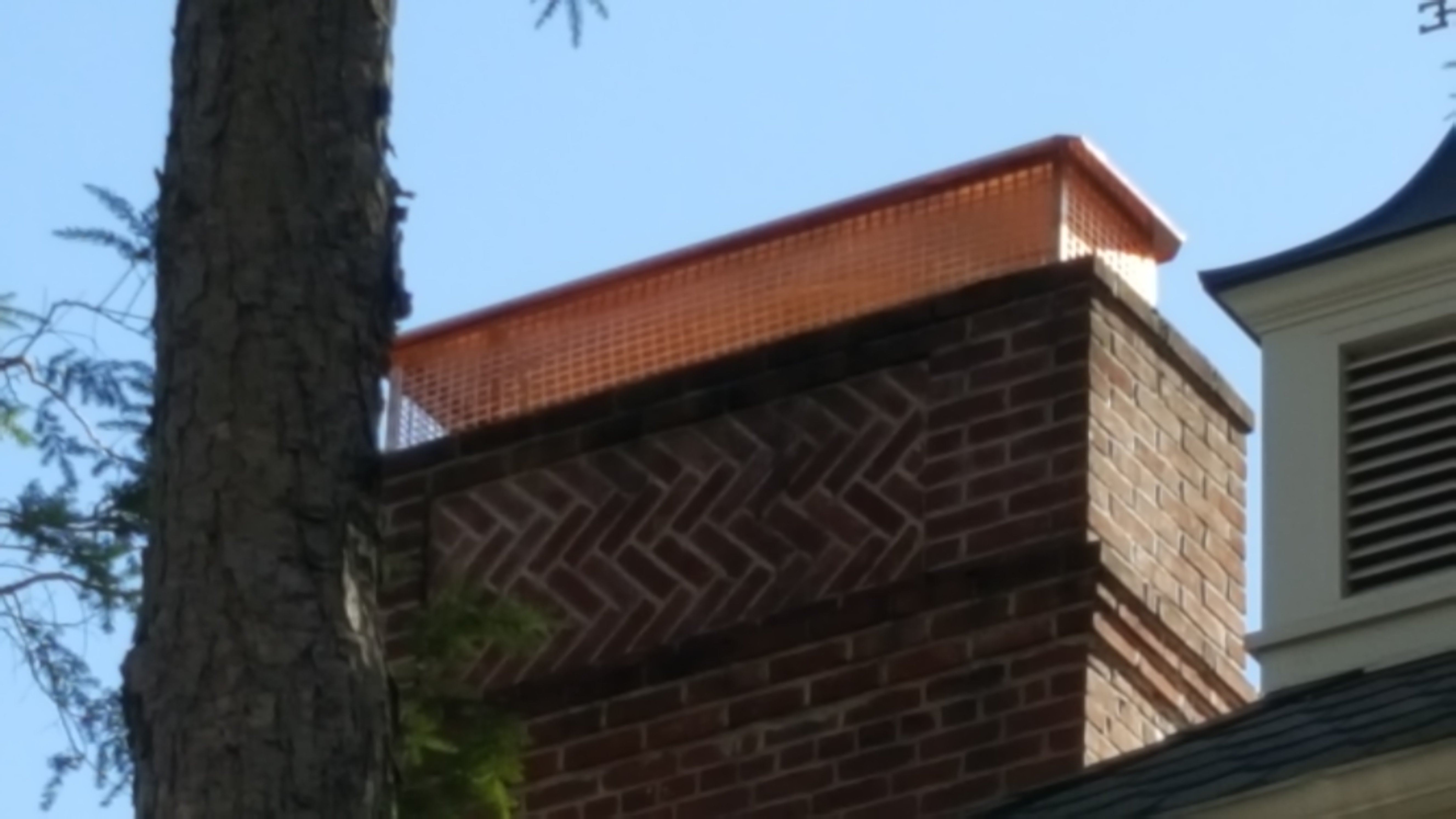 New stainless steel chimney cap installed in Brentwood, NY