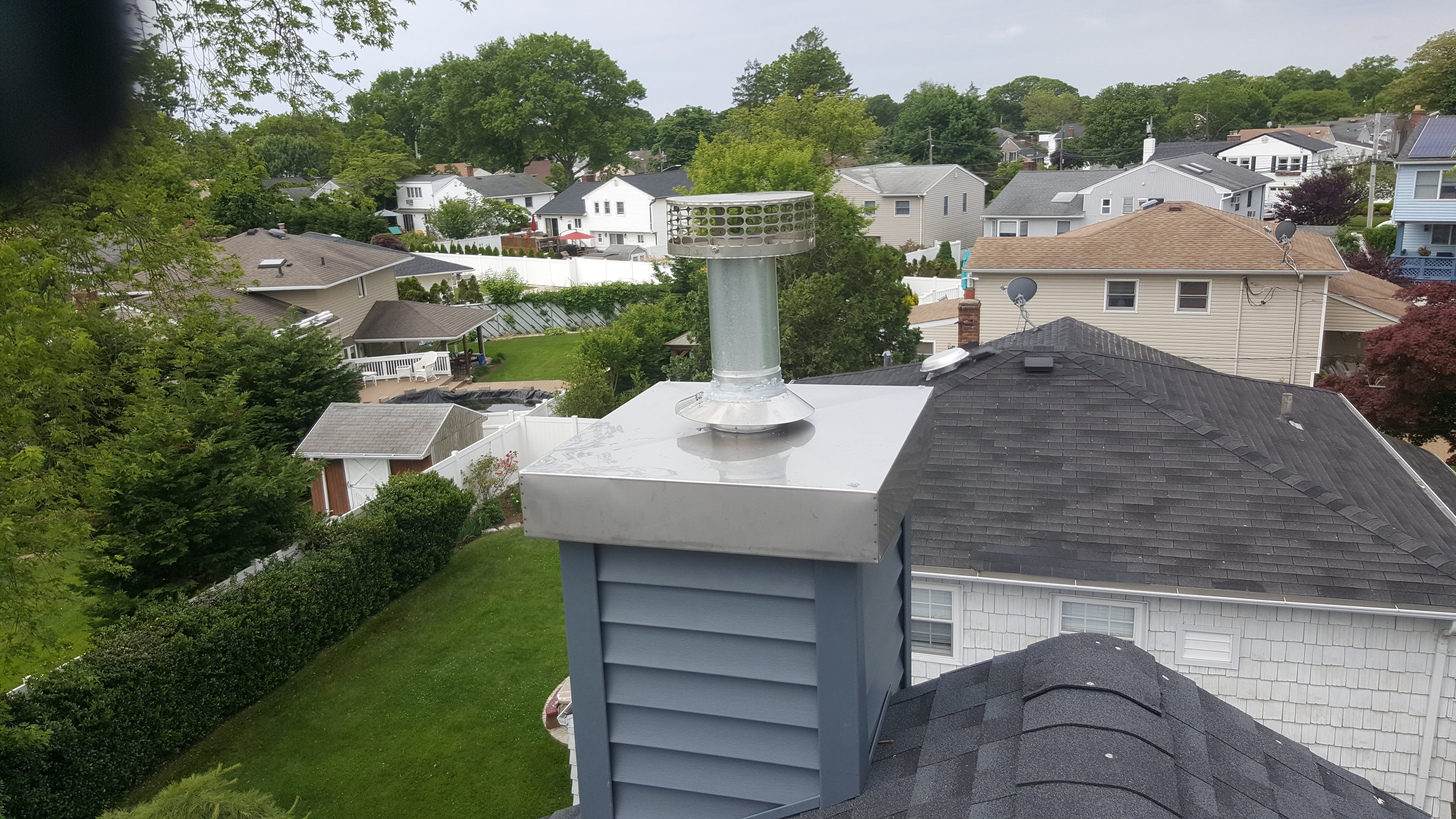 Energy-saving top sealing damper installed in Brentwood, New York